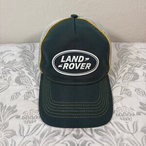 LAND ROVER Unisex Trucker Hat Cap Green SzOS Casual Sporty Streetwear Road Trip